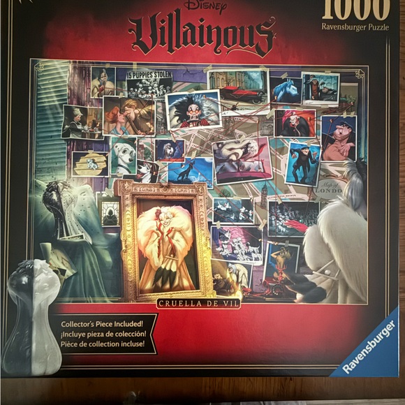 Ravensburger 1000 Piece Villainous Cruella De Vil Puzzle with Multicolor Design - Picture 1 of 3